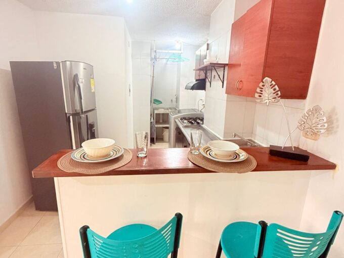 apartamento amoblado  bolivar centro